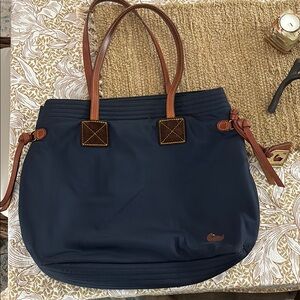 DOONEY & BOURKE navy nylon laptop bag